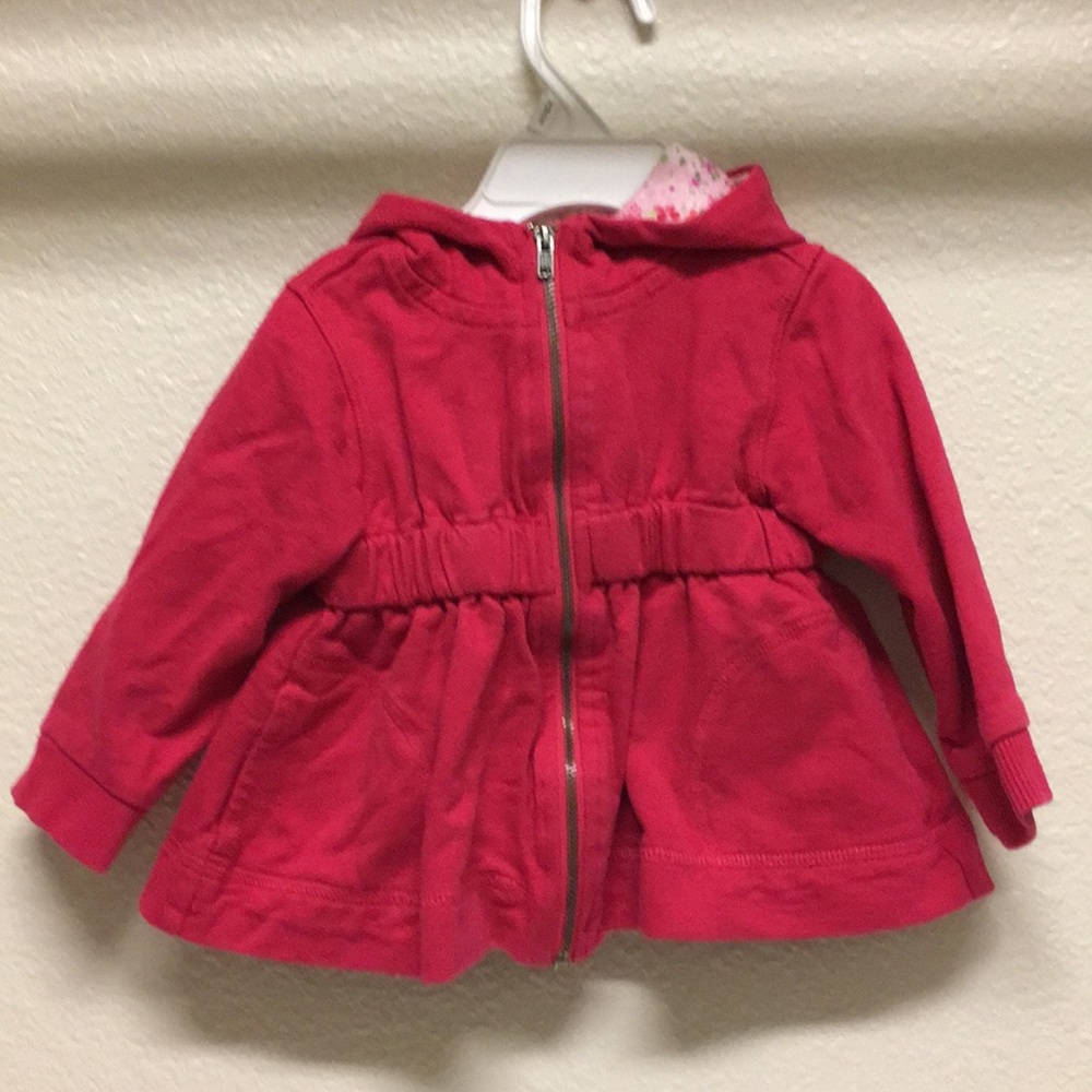 Fuchisia baby girl jacket